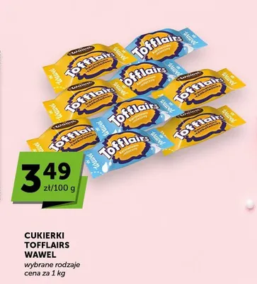 Cukierki Tofflairs karmelowo-czekoladowe Wawel promocja w ABC