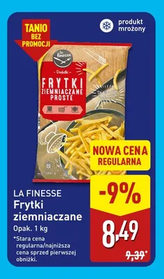 Frytki ziemniaczane La Finesse promocja w Aldi