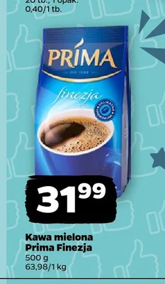 Kawa mielona Prima Finezja promocja w Netto