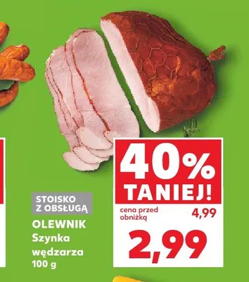 Szynka wędzarza Olewnik promocja w Kaufland