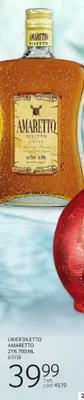 Likier Diletto Amaretto promocja w Selgros