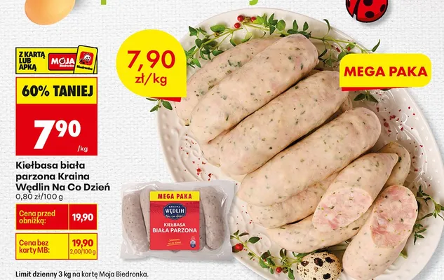 Kiełbasa pieczona Kraina wędlin promocja w Biedronka