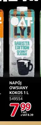 Napój owsiany Kokos Oatly promocja w Selgros