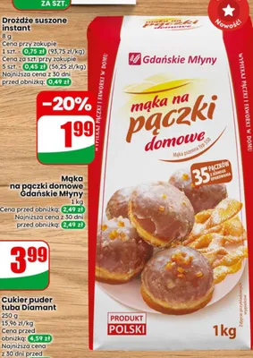 Cukier puder tuba Diamant promocja w Dino