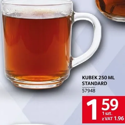 KUBEK 250 ML STANDARD promocja w Selgros