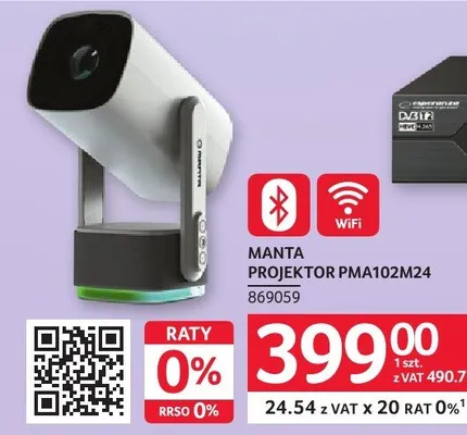 Projektor Manta PMA102M24 promocja w Selgros