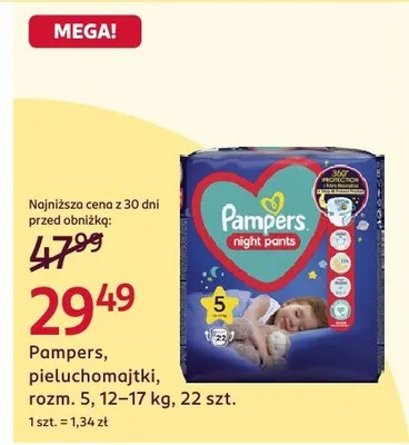 Pieluchomajtki rozm. 5, 12-17 kg promocja w Rossmann