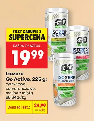 Napój izotoniczny cytrynowy Oshee zero promocja w Biedronka