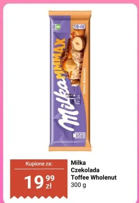 Czekolada Toffee Wholenut promocja w Biedronka