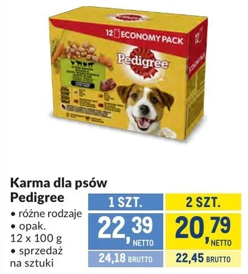 Karma dla psów Pedigree promocja w Makro