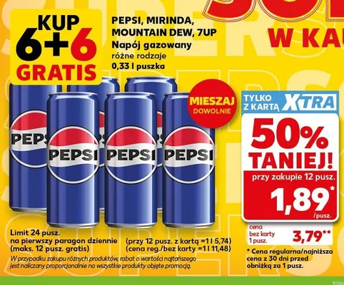Napój gazowany Pepsi promocja w Kaufland