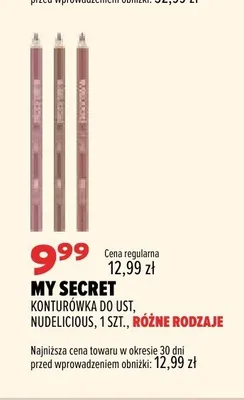 Konturówka do ust My Secret Nudelicious promocja w Drogerie Natura