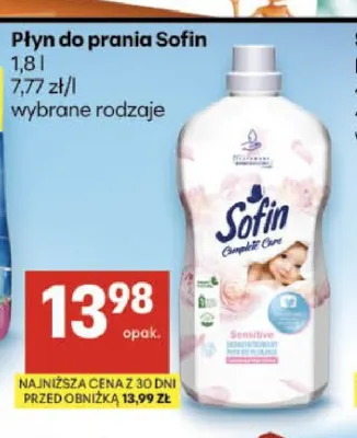 Płyn do prania Sofin promocja w Delikatesy Centrum