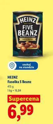 Fasolka 5 Beanz promocja w Lidl