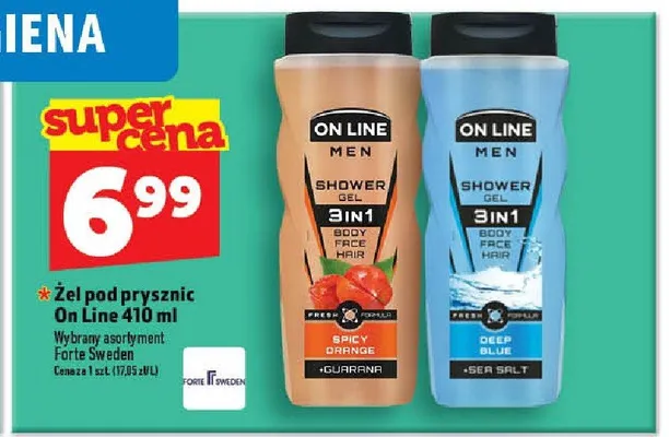 Żel pod prysznic oliwka Linda promocja w TOPAZ