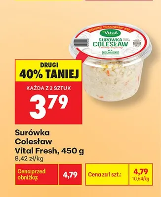 Surówka Colesław Vital Fresh promocja w Biedronka