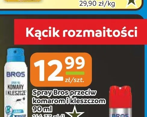Spray Bros przeciw komarom i kleszczom 90ml promocja w Społem Częstochowa