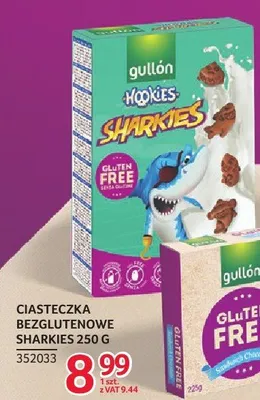Ciasteczka bezglutenowe Sharkies Gullon 250 g promocja w Selgros