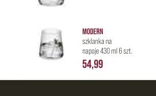 Szklanka na napoje MODERN 430ml 6szt. promocja w Stokrotka
