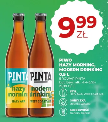 Piwo promocja w Duży Ben