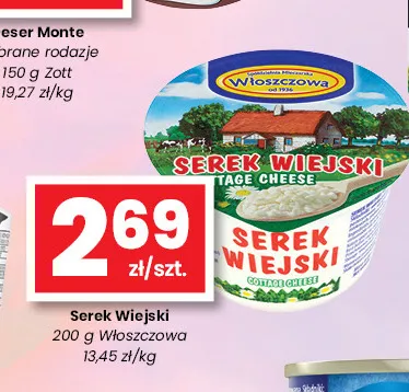 Serek wiejski Włoszczowa promocja w emma MARKET
