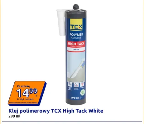 Klej polimerowy Tcx High Tack White promocja w Action
