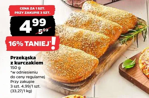 Przekąska z kurczakiem promocja w Netto