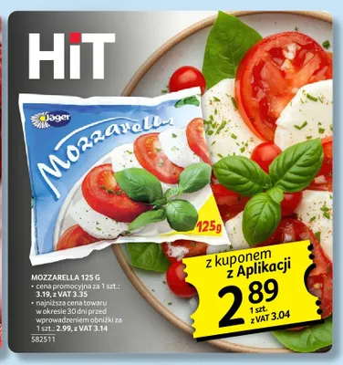 Mozzarella Jäger promocja w Selgros