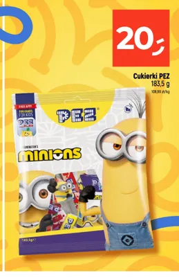 Cukierki PEZ promocja w Dealz