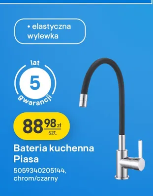 Bateria kuchenna Piasa promocja w Castorama