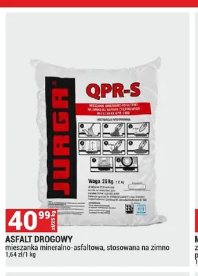 Asfalt drogowy Jurga QPR-S promocja w Merkury Market