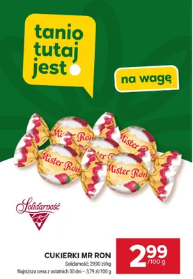 Cukierki Mr Ron promocja w Stokrotka
