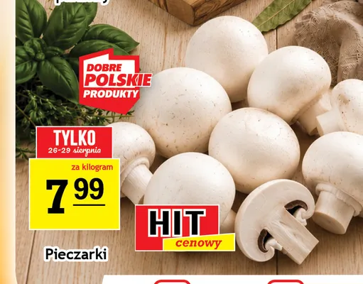 Pieczarki promocja w Gram Market
