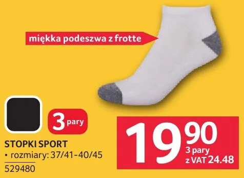 Stopki SPORT promocja w Selgros