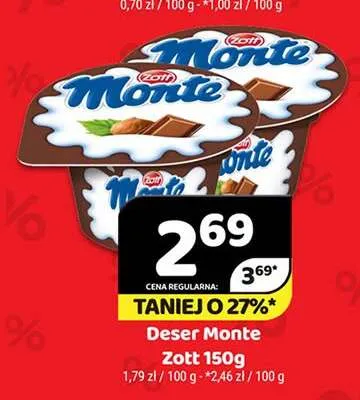 Deser Monte Zott promocja w Delfin