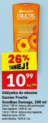 Odżywka do włosów Garnier Fructis Goodbye Damage promocja w Twój Market