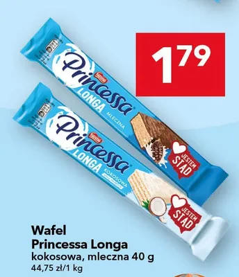 Wafel Princessa Longa promocja w LEWIATAN