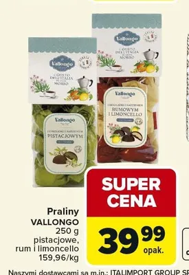 Praliny VALLONGO promocja w Carrefour Market