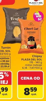 Chipsy ziemniaczane Plaza del Sol Trufa promocja w Carrefour