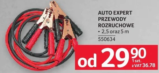 Przewody rozruchowe Auto Expert promocja w Selgros