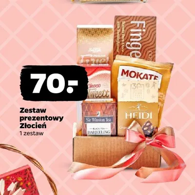 Zestaw prezentowy Złocień promocja w Netto