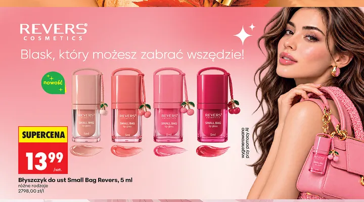 Błyszczyk do ust Small Bag Revers promocja w Biedronka