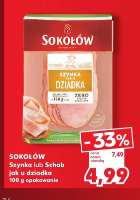 Schab jak u dziadka Sokołów promocja w Kaufland