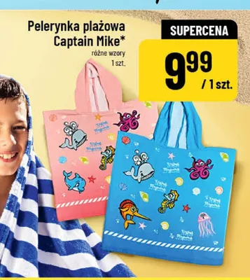 Peleryna plażowa Captain Mike promocja w POLOmarket