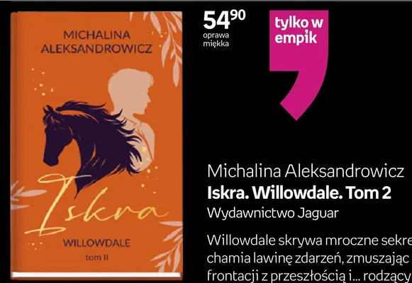 Książka Iskra. Willowdale promocja w Empik