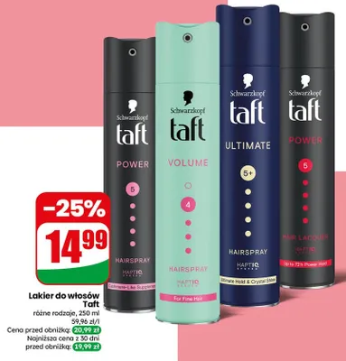 Lakier do włosów różne rodzaje promocja w Dino