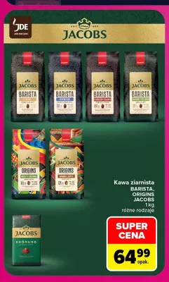 Kawa ziarnista Barista Editions Espresso Italiano Jacobs promocja w Carrefour Market