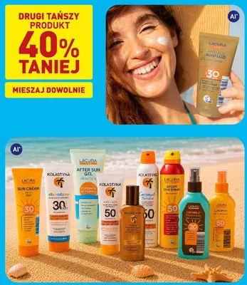 Spray do opalania Lacura Sun Sport SPF 50 promocja w Aldi