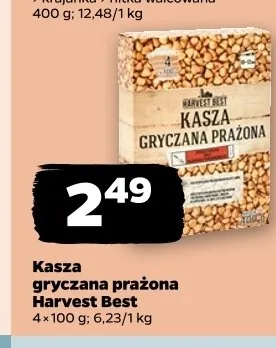 Kasza gryczana prażona Harvest Best promocja w Netto