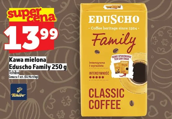 Kawa mielona Eduscho Family promocja w TOPAZ